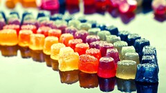 Gummy Bears jelly colorful photography simple macro