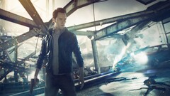 gun video game art Quantum Break Remedy Games protagonist