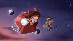hakurei reimu kirisame marisa anime girls Anime touhou