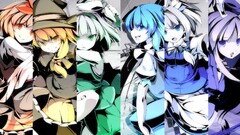 hakurei reimu kirisame marisa cirno izayoi sakuya komeiji satori