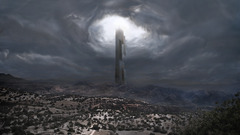 half-life 2 video games sky Mountains citadel deviantart