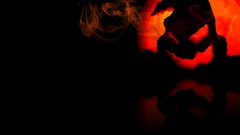 Halloween pumpkin dark