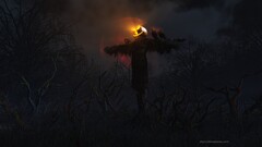 Halloween scarecrows artwork