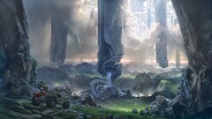 halo video games video game art science fiction