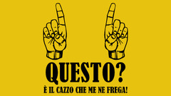 hands fingers yellow background Typography