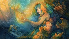 hatsune miku colorful vocaloid anime girls Anime Birds