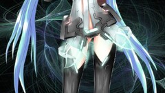 hatsune miku hatsune miku append heart anime girls