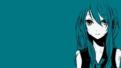 hatsune miku Simple Background Minimalism vocaloid anime girls