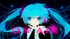 hatsune miku vocaloid anime girls Anime cyan
