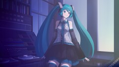 hatsune miku vocaloid anime girls tie Anime