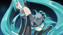 hatsune miku vocaloid bent over anime girls Anime