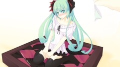 hatsune miku vocaloid kneeling anime girls Anime