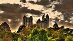 hdr Transylvania sky building