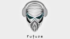 headphones robot Minimalism artwork