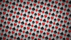 heart spades playing cards pattern simple
