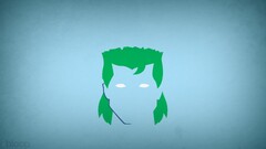 hero blo0p Simple Background cyan cyan background Minimalism