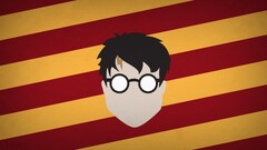 hero harry potter wizard stripes blo0p Minimalism