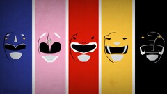 hero Power Rangers blo0p panels collage Minimalism
