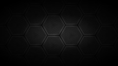 hexagon digital art dark texture