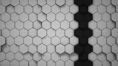 hexagon texture 2009 (Year) monochrome digital art