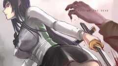 highschool of the dead Katana busujima saeko big boobs Anime