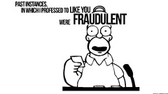 Homer Simpson cartoon humor TV series monochrome Typography text