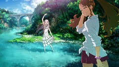 honma meiko anime girls Anime Women two women looking at viewer