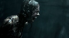 horror screaming Women dirt face The Cave