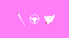 hotline miami video games Minimalism pink background
