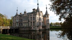 House building mansions Belgium reflection outdoors