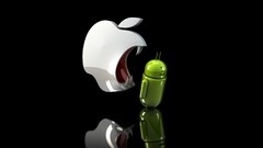 humor Androids render digital art reflection