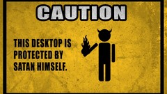 humor caution signs Devils