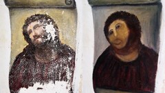 humor classic art artwork Jesus Christ painting