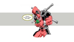 humor deadpool comic art Simple Background