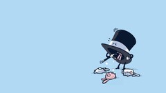 humor hat Simple Background artwork