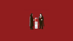 humor Vampires red background blood