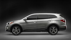 Hyundai Santa Fe Hyundai silver cars vehicle Car