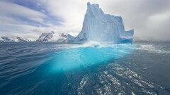 ice iceberg nature landscape Arctic cyan cold