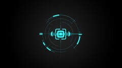 interfaces Minimalism digital art cyan