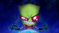 Invader Zim artwork Green TV series cartoon