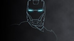 Iron Man marvel comics tony stark cyan cgi glowing eyes