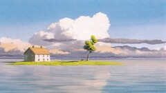 Island House painting artwork