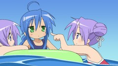 izumi konata hiiragi kagami hiiragi tsukasa lucky star Anime