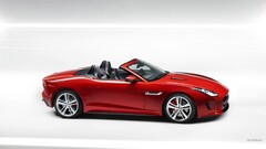 jaguar f-type Car cabriolet red cars Sports Car