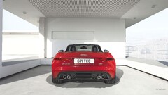 jaguar f-type jaguar red cars Car vehicle Jaguar (car) rear view