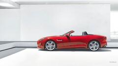 jaguar f-type red cars vehicle Car
