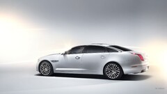 Jaguar XJ Car white cars vehicle