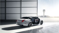 Jaguar XJ jaguar Car vehicle white cars British cars