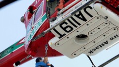 Japan earthquakes helicopter