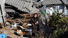 Japan earthquakes ruin